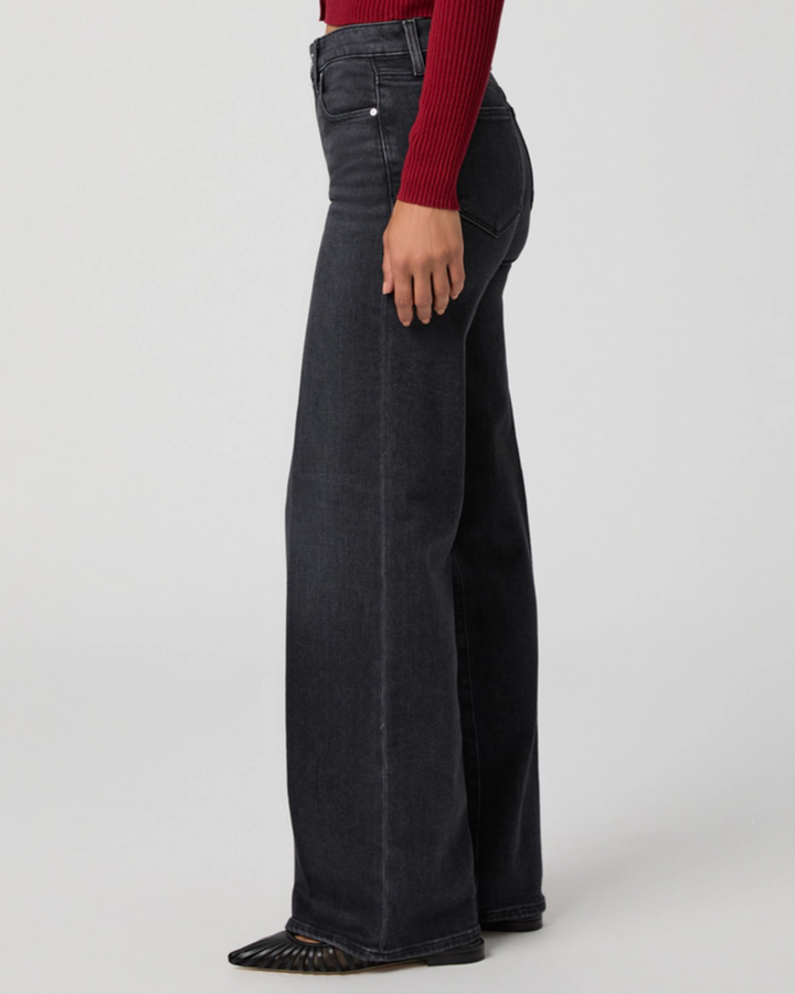 Tatum 32" Wide Leg Jean, Ink Black