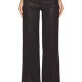 Sasha 32" Wide Leg Jean, Chicory Coffee Luxe Coating