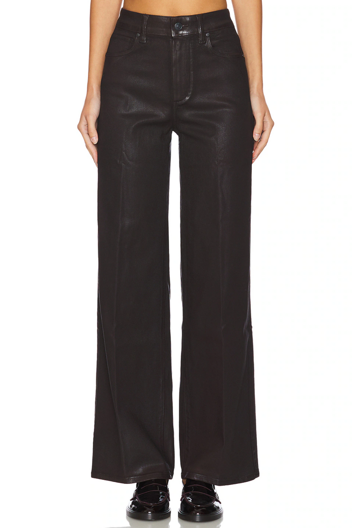 Sasha 32" Wide Leg Jean, Chicory Coffee Luxe Coating