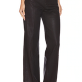 Sasha 32" Wide Leg Jean, Chicory Coffee Luxe Coating