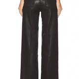 Sasha 32" Wide Leg Jean, Chicory Coffee Luxe Coating
