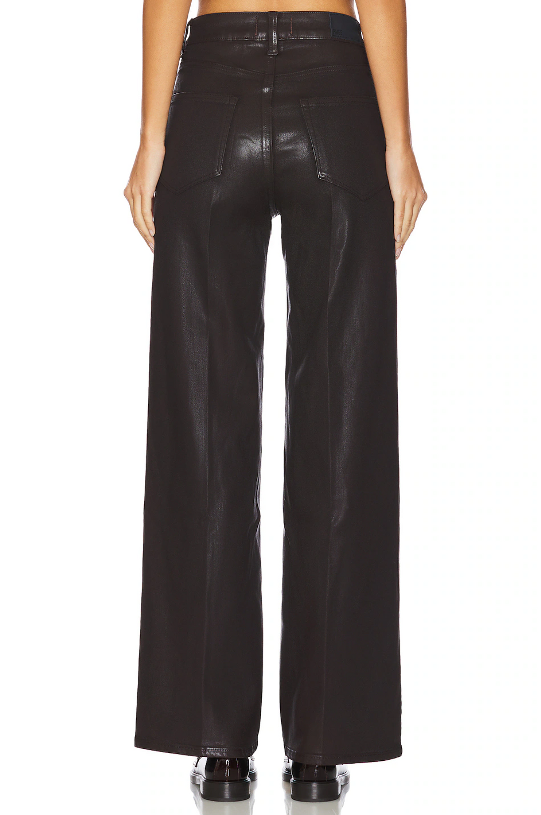 Sasha 32" Wide Leg Jean, Chicory Coffee Luxe Coating