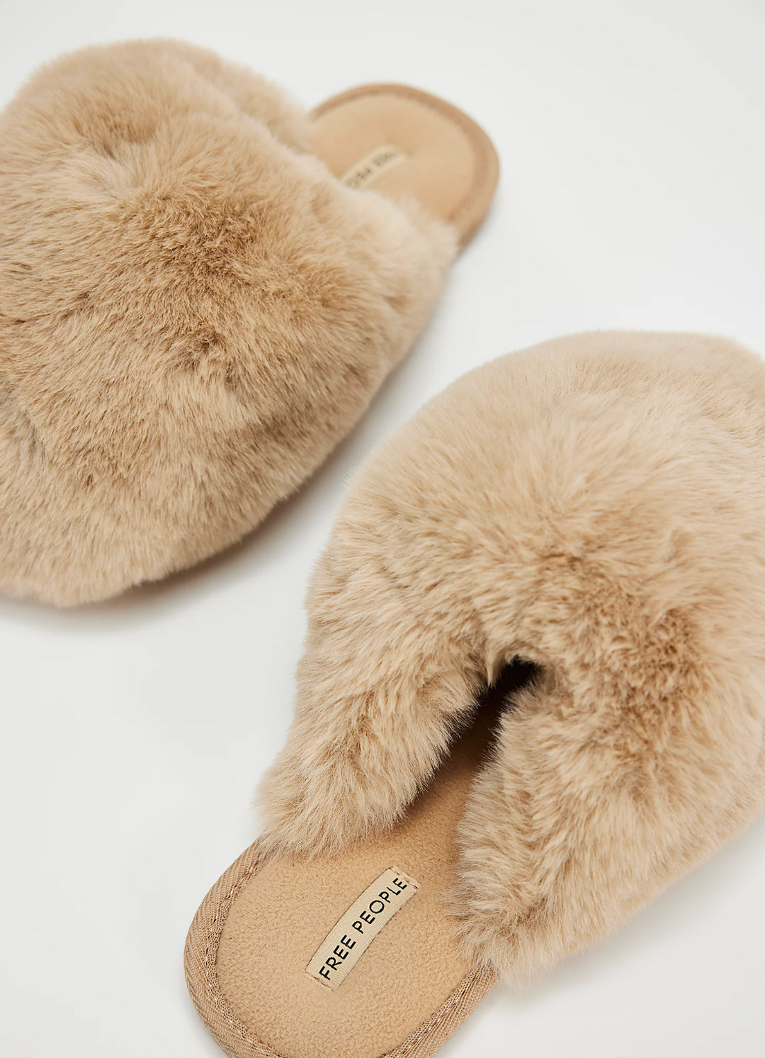 Snowball Slippers, Taupe