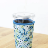 Large Drink Sleeve, Waterfall Floral