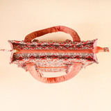 The Everyday Quilted Tote Bag, Everbloom Dusty Rose