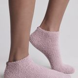 CozyChic® Heathered Stripe Ankle Sock Set, Tea Berry Multi
