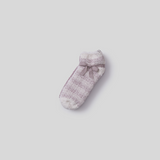CozyChic® Heathered Stripe Ankle Sock Set, Tea Berry Multi