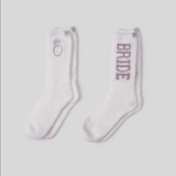 CozyChic® Bridal Sock Set, Pearl/ Teaberry