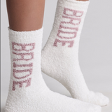 CozyChic® Bridal Sock Set, Pearl/ Teaberry
