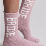 CozyChic® Bridal Sock Set, Teaberry/ Pearl