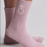 CozyChic® Bridal Sock Set, Teaberry/ Pearl