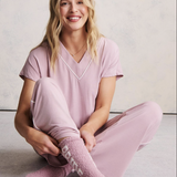 CozyChic® Bridal Sock Set, Teaberry/ Pearl