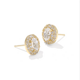 Bella Stud Earrings, Gold