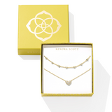 Ari and Haven Heart Necklace Gift Set, Gold