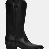 Albany Black Leather Boots