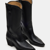 Albany Black Leather Boots