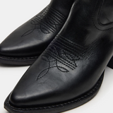 Albany Black Leather Boots