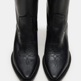 Albany Black Leather Boots