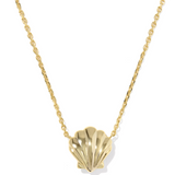 Brynne Shell Short Pendant Necklace, Abalone