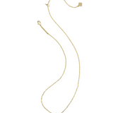Tatum Stone Short Pendant Necklace, Gold/Red Mix