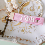 Sorority Embroidered Keychain