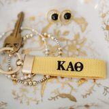 Sorority Embroidered Keychain