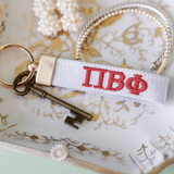 Sorority Embroidered Keychain