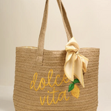 Straw & Sun Tote, Dolce Vita