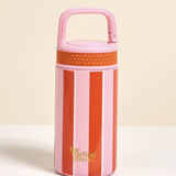 Lil' Bitty Bottle 6 oz, Sicily Stripes Pink