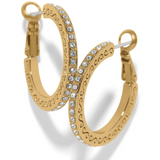 Meridian Thin Small Hoop Earrings, Gold