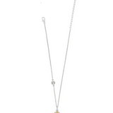 Cathedral Reversible Short Necklace, Silver/Gold