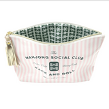 Oil Cloth Pouch, Mahjong Social Club