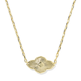Abbie Medallion Pendant Necklace, Abalone Sea Green Mix