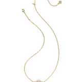 Abbie Medallion Pendant Necklace, Pink Mix