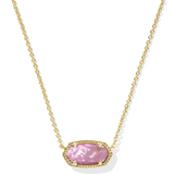 Elisa Necklace, Light Mauve Illusion