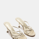 Edna Heel, Champagne Leather