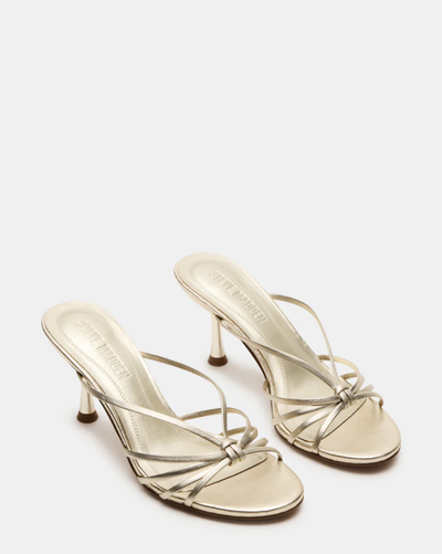 Edna Heel, Champagne Leather