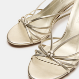 Edna Heel, Champagne Leather