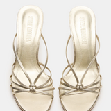 Edna Heel, Champagne Leather