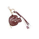 Helmet Bag Charm, Maroon