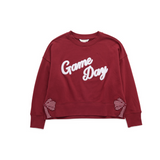 "Game Day" Relaxed Sweatshirt, Maroon