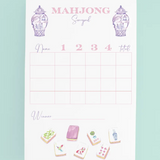 Mahjong Scorecard Pad - Taylor Tiles