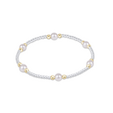 Purpose Pearl 5mm Mixed Metal Bracelet