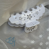 Big Effing Clip, Blanc Fleur Eyelet