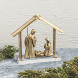 Acrylic Base Gold Nativity