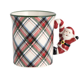 Santa Figural Handle Mug