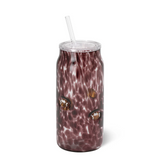 Football Charm 23oz Glass, Maroon