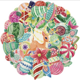 Die-Cut Yuletide Treasure Wreath Placemat Sheets
