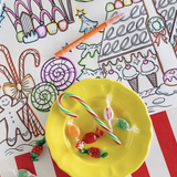 Gingerbread Coloring Runner, 20" x 25"