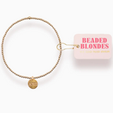 Sorority Beaded Charm Bracelet